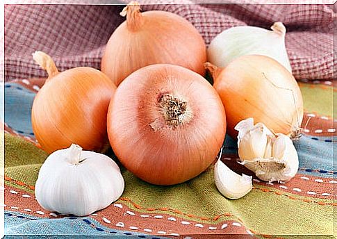 Onion and garlic